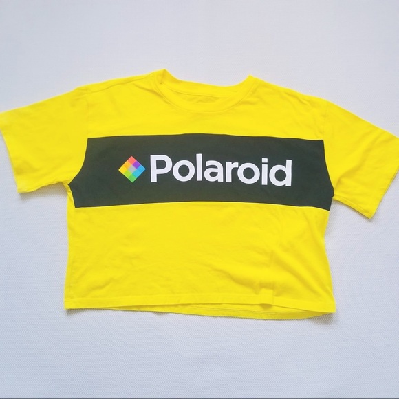 WMNS POLAROID CAMERA BRAND CROPPED T-SHIRT - Picture 3 of 3